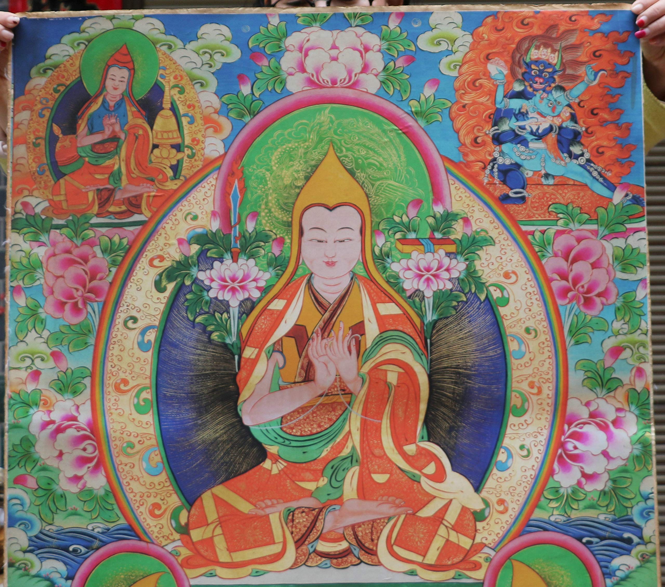 チベット仏画、タンカ タンカ - Wikipedia